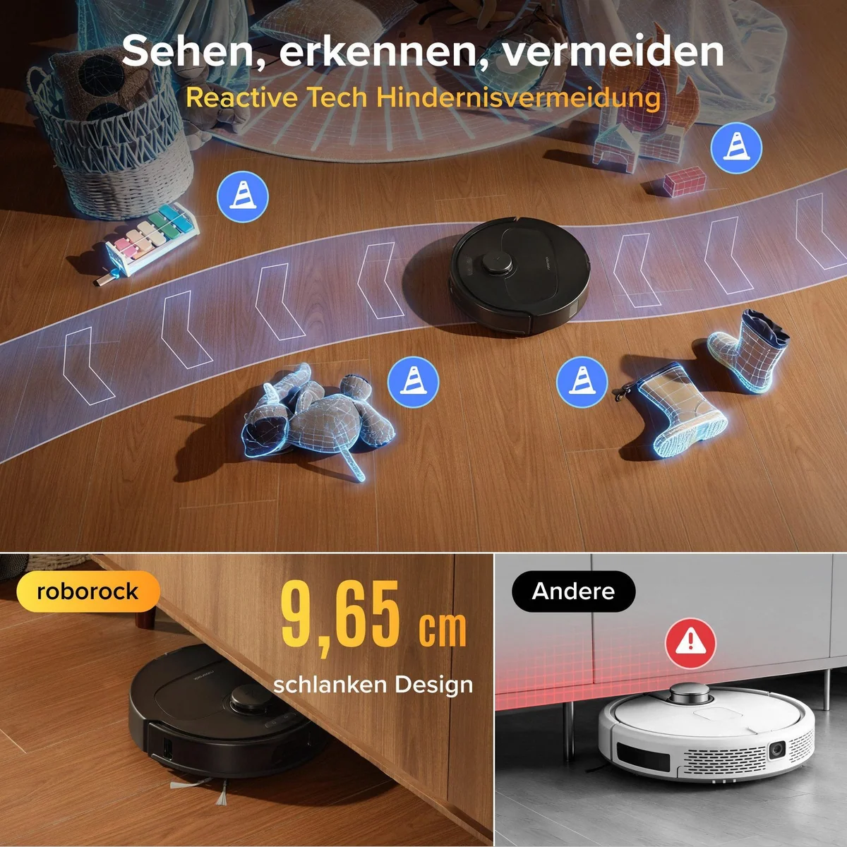 Roborock Qrevo S ProX, 18.500 Pa Saugkraft, All-in-One-Station 4