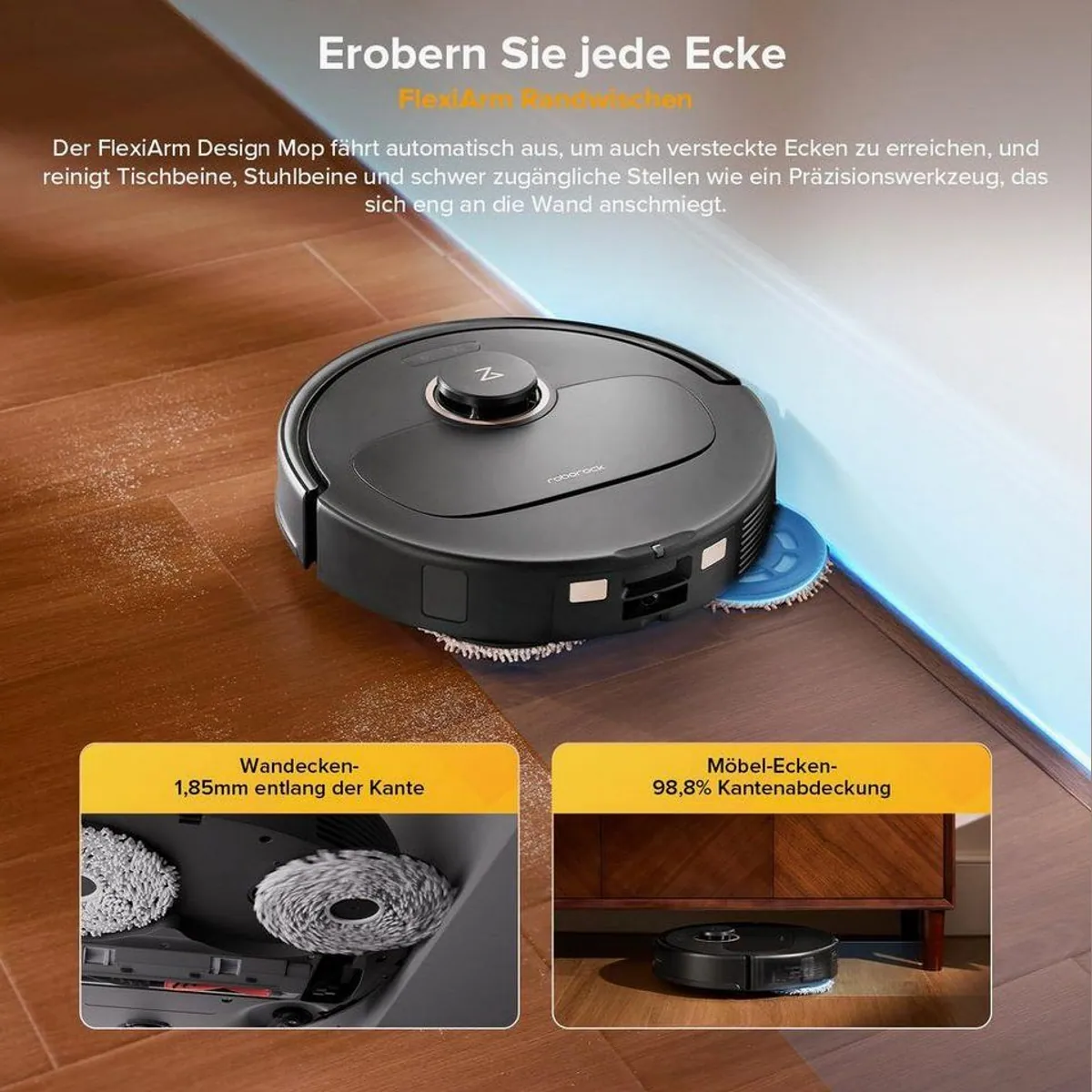 Roborock Saugroboter Qrevo S5V, 12000 Pa Saugkraft, multifunktionale Dockingstation 4