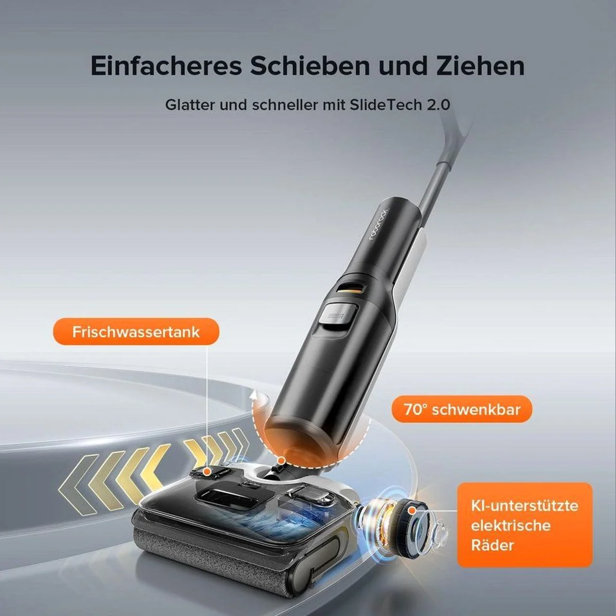 Roborock F25 ALT, intelligente Nass-Trocken-Reinigung, 20.000 Pa Saugkraft, flachliegendes Design 2