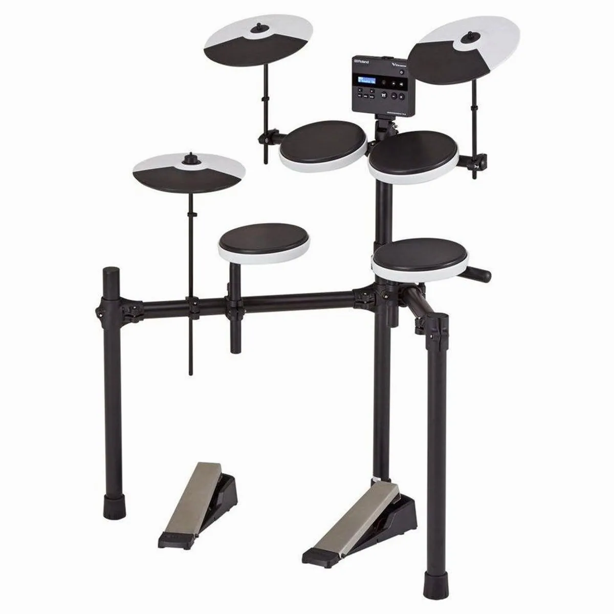 Roland TD-02K E-Drum Set, ideal für Einsteiger, 16 spielfertige Kits, integrierte Coach-Funktionen
