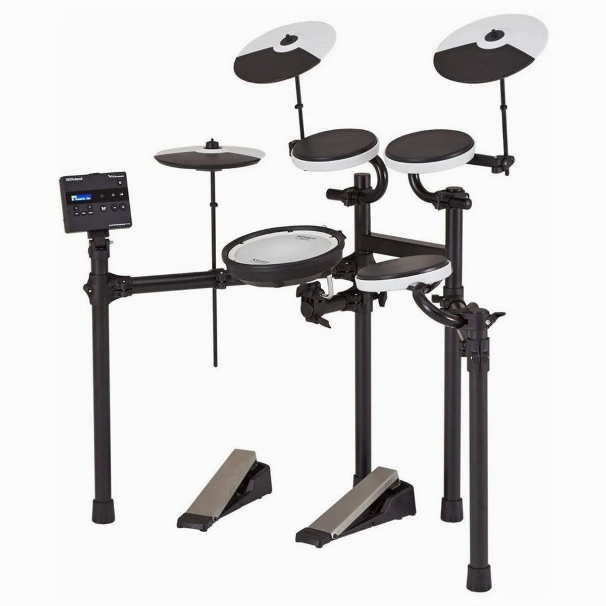 Roland TD-02KV E-Drum Set, ideal für Einsteiger, inklusive 16 Kits, integriertes Metronom