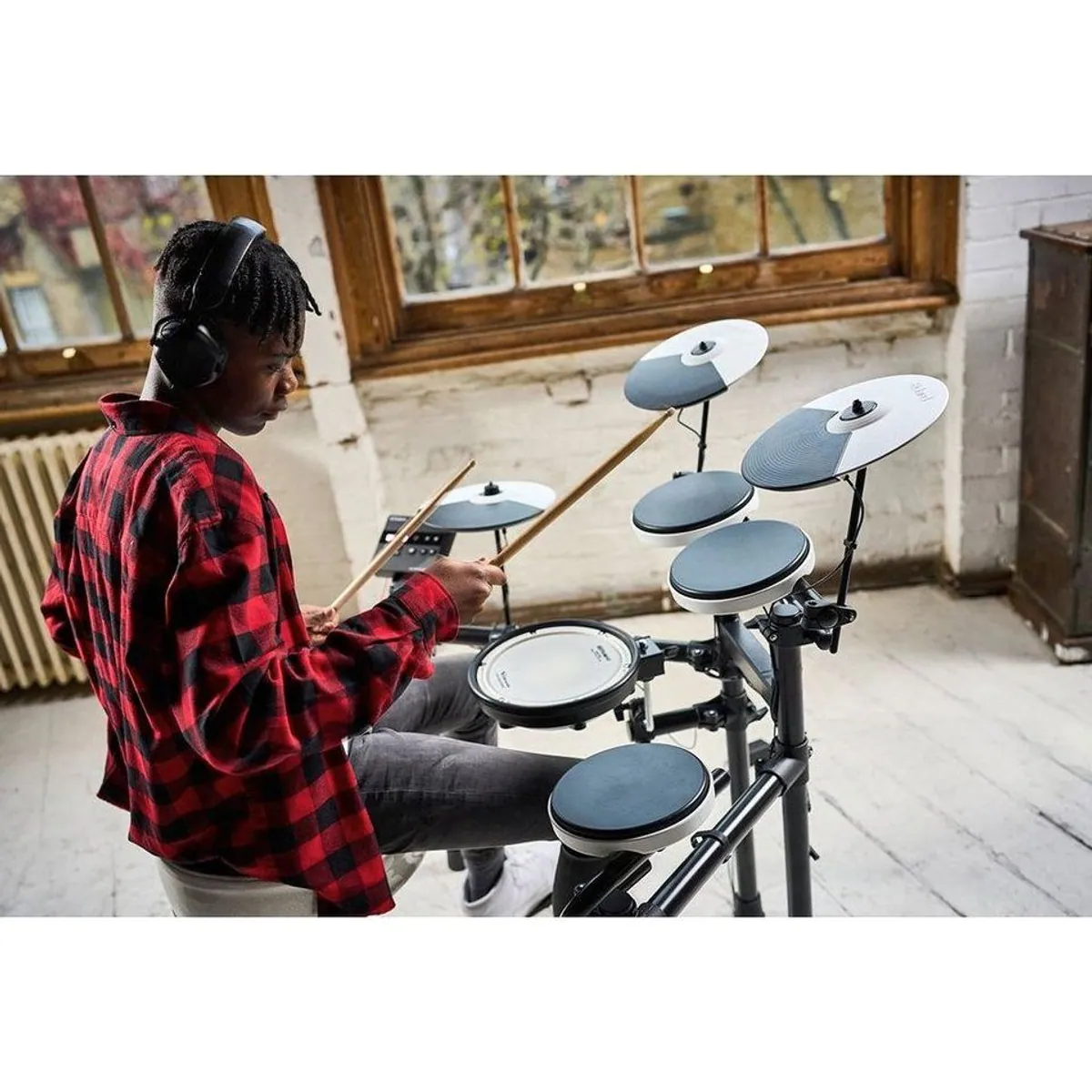 Roland TD-02KV E-Drum, vielseitiges Set für Einsteiger, integrierte Übungsfunktionen 3