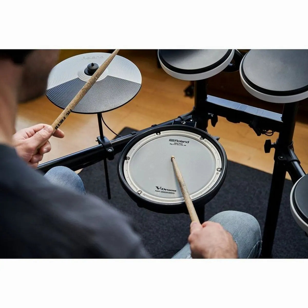 Roland TD-02KV E-Drum, vielseitiges Set für Einsteiger, integrierte Übungsfunktionen 5