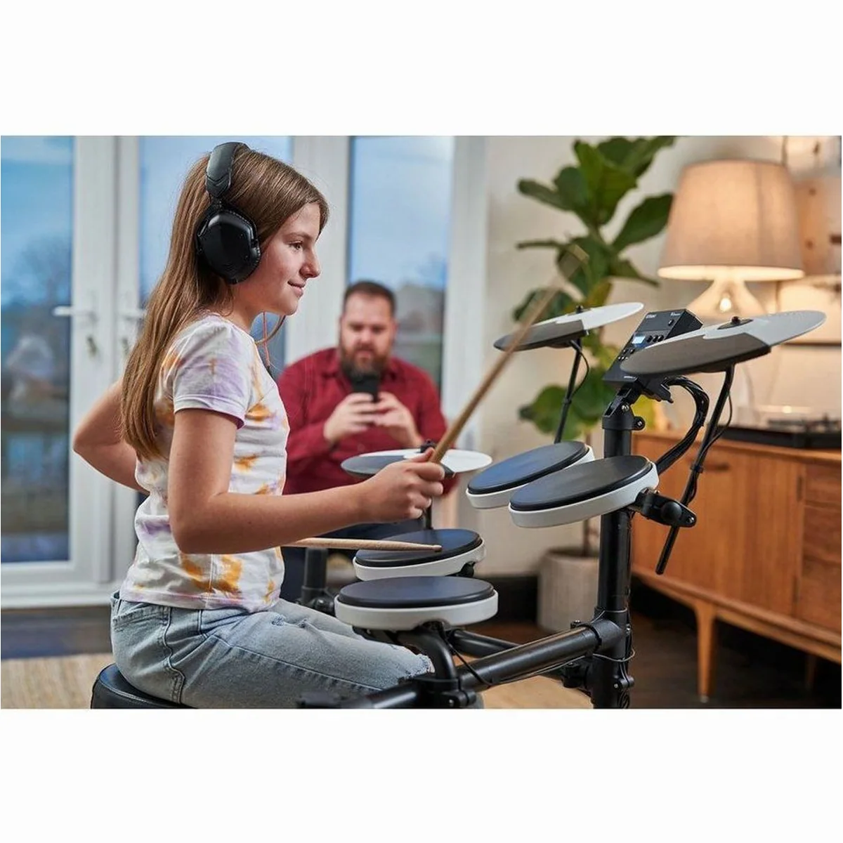 Roland TD-02K E-Drum Set, ideal für Einsteiger, integriertes Metronom, 16 Kits 4