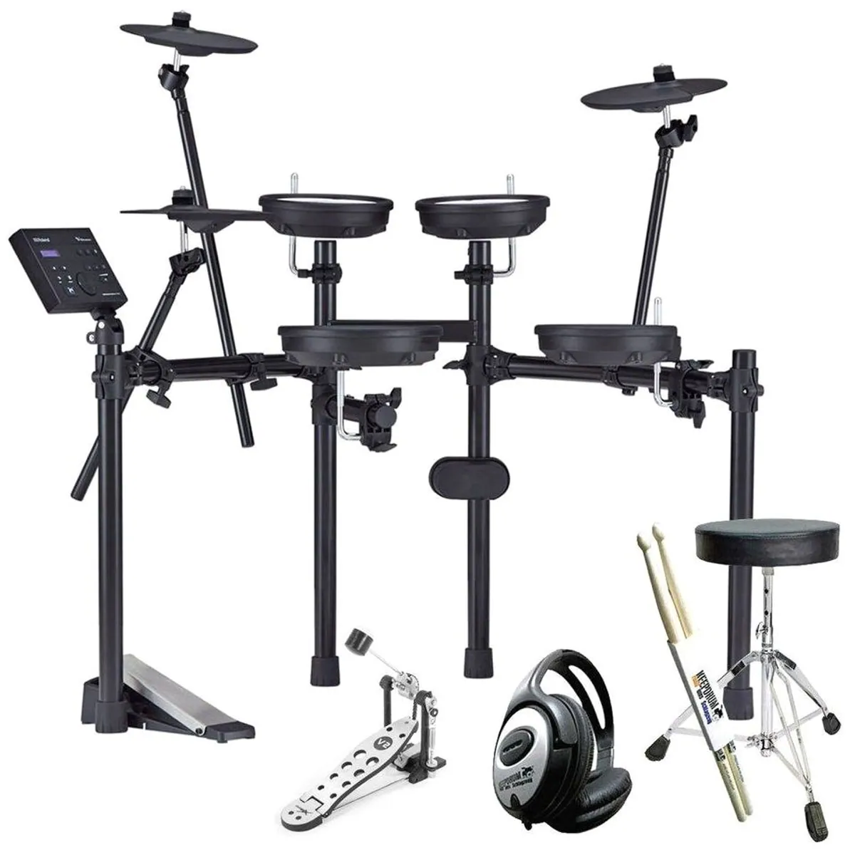 Roland TD-07DMK E-Drum Set, vielseitige Drumkits und realistische Pads
