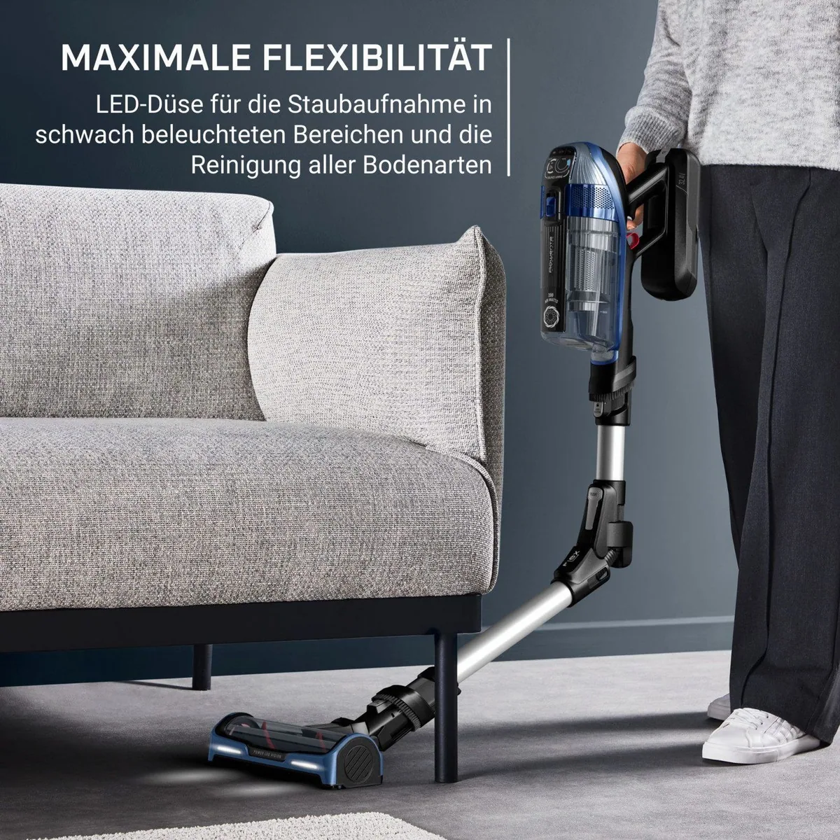 Rowenta X-Force Flex 14.60 Aqua, leistungsstark, flexibles Design, 2-in-1 Wisch- und Saugfunktion 4