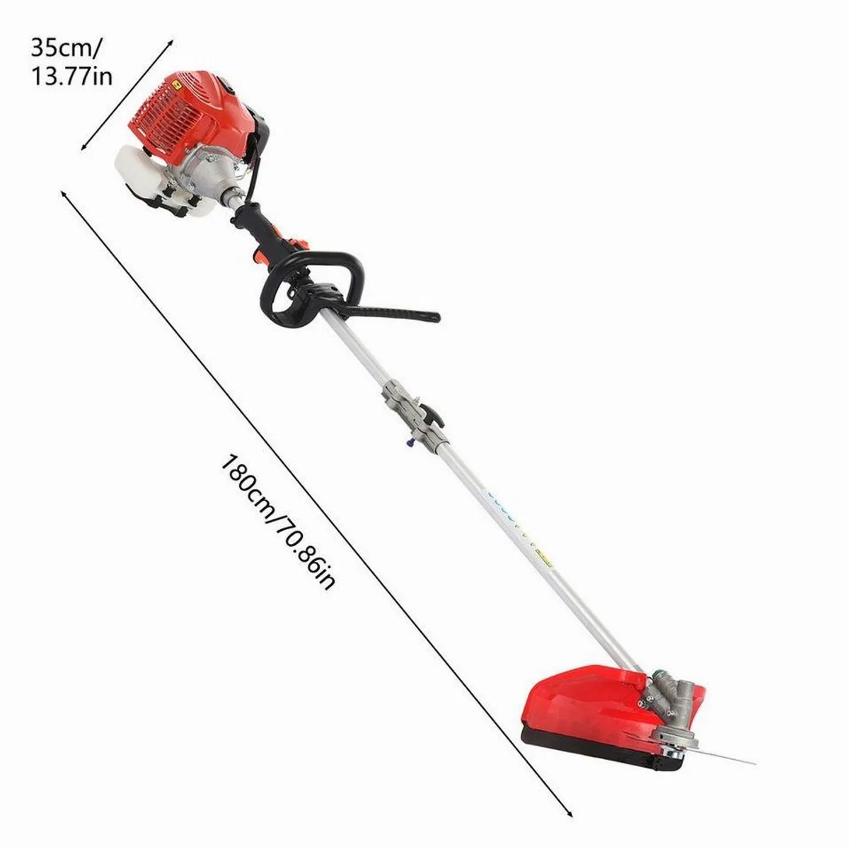 Rutaqian Benzinrasenmäher 52CC, 5-in-1 Multifunktionswerkzeug — Hochleistungsmotor, ergonomisches Design, vielfältige Einsatzmöglichkeiten 2