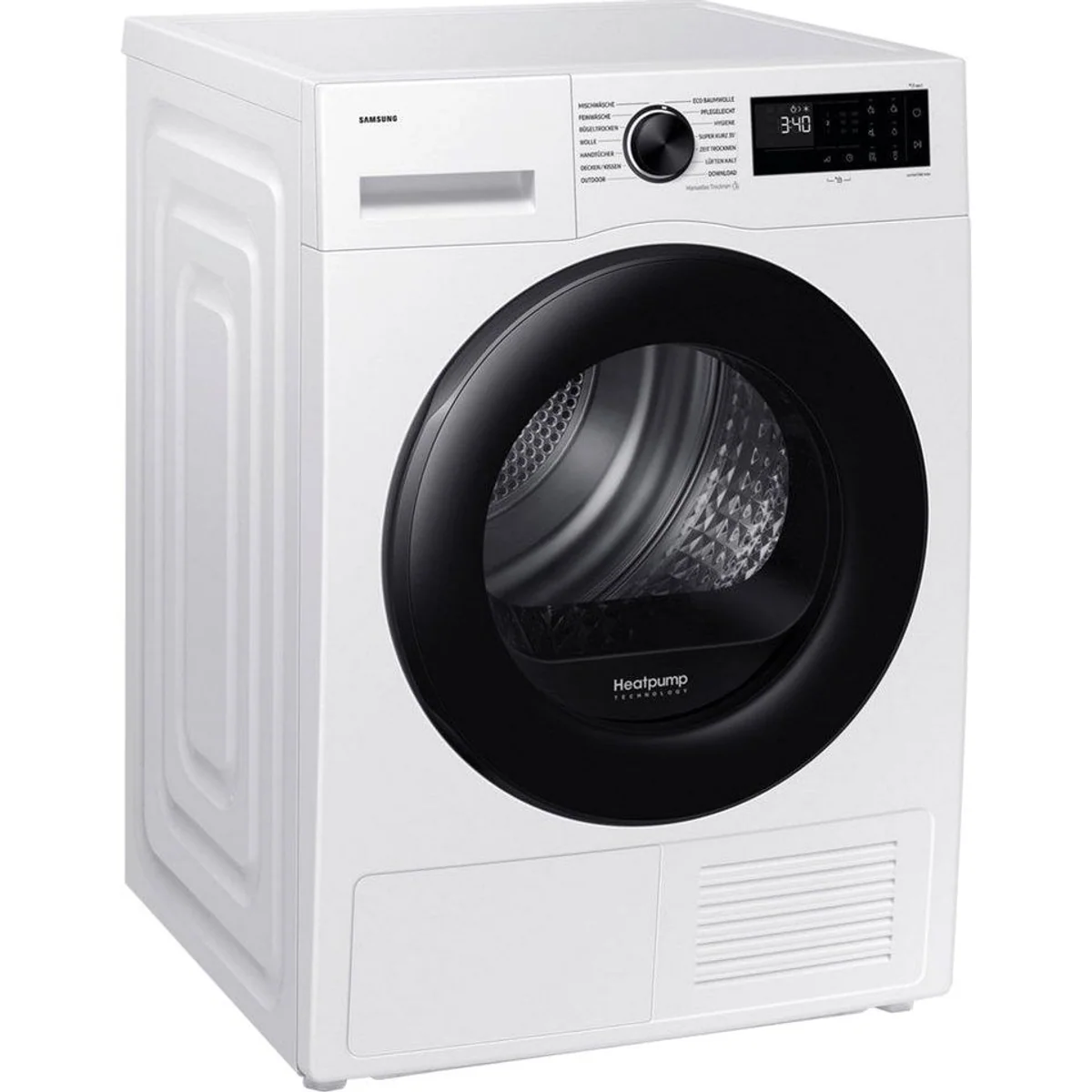 Samsung Wärmepumpentrockner DV5000D DV9D5-CW, intelligente Sensorsteuerung, energieeffizient