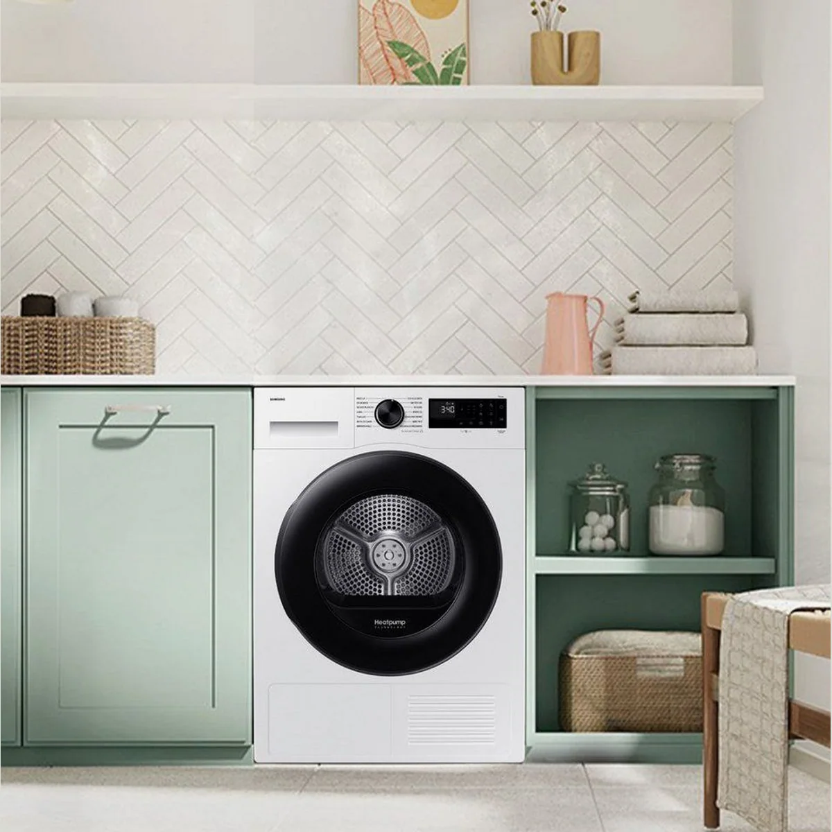 Samsung Wärmepumpentrockner DV5000D DV9D5-CW, intelligente Sensorsteuerung, energieeffizient 2