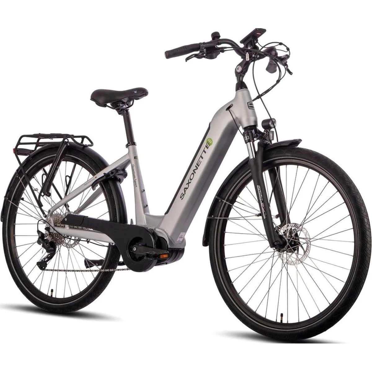SAXONETTE E-Bike Quantum Sport Wave, 250 W Mittelmotor, 540 Wh Akku, Shimano 8 Gang 2