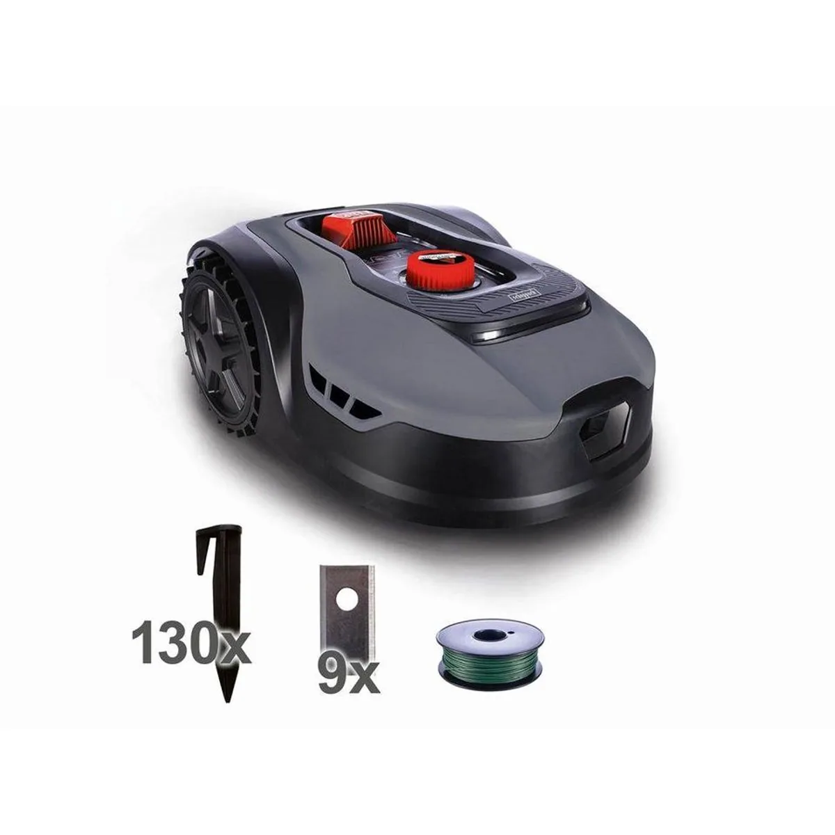 Scheppach Rasenmähroboter RLM500W, für Rasenflächen bis 500 m², flexible Schnitthöhenverstellung