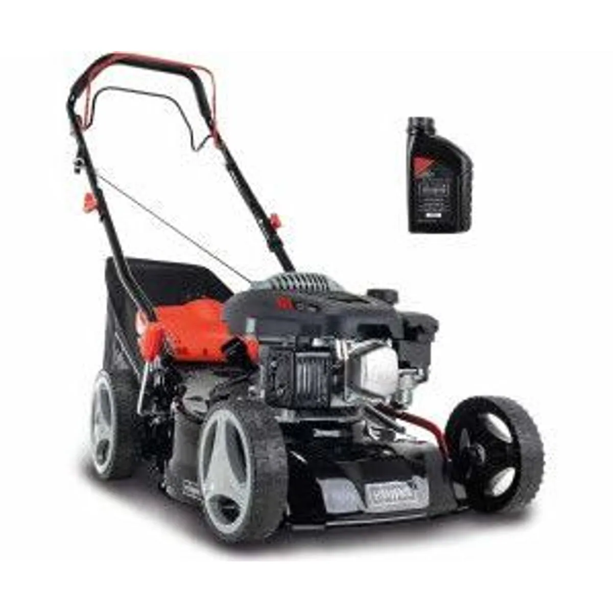 Scheppach RM420AE Benzin-Rasenmäher, kraftvoller 3,5 PS Motor, Hybrid-Start