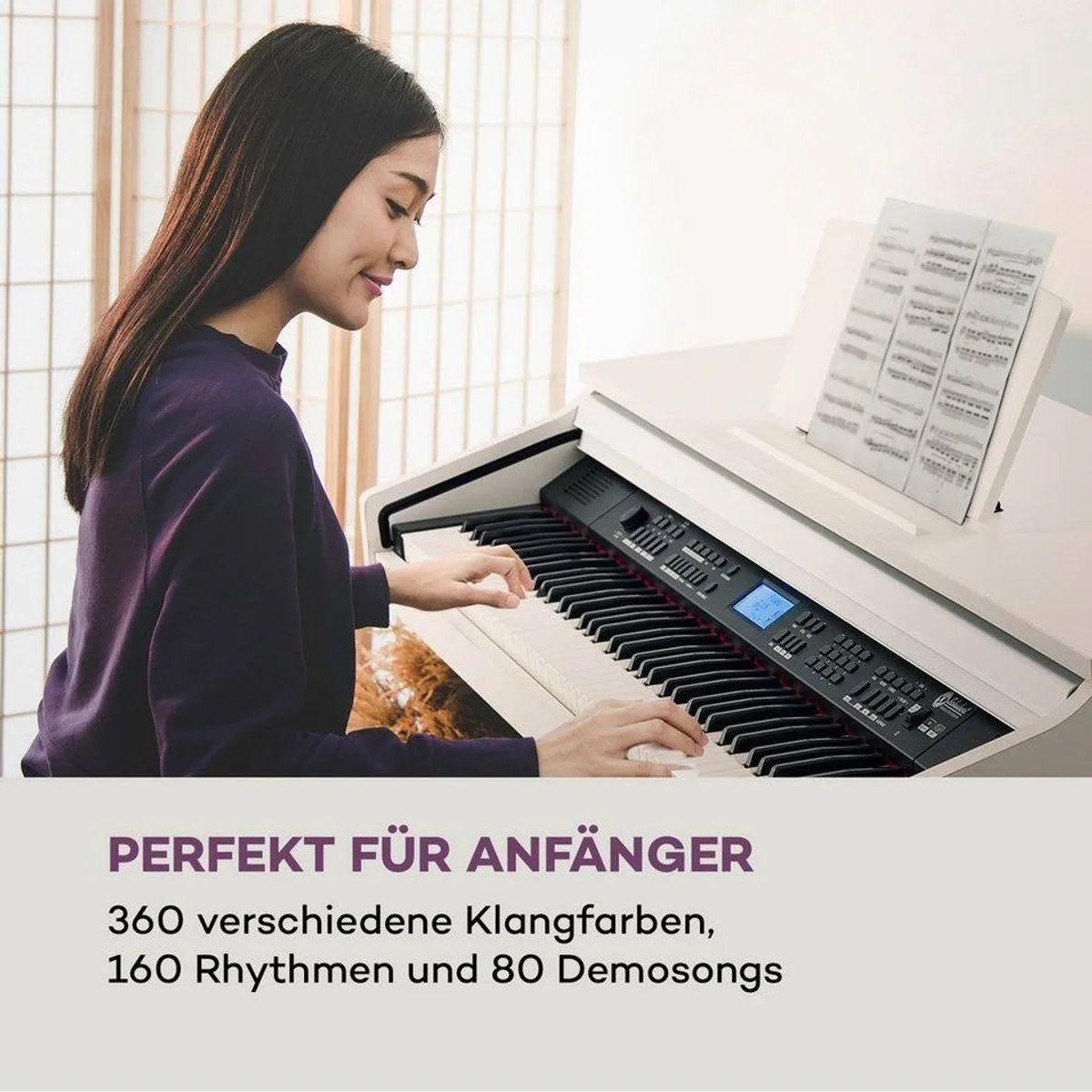 Schubert Subi 88 MK II Digitalpiano, 88 gewichtete Tasten, 360 Klangfarben 2