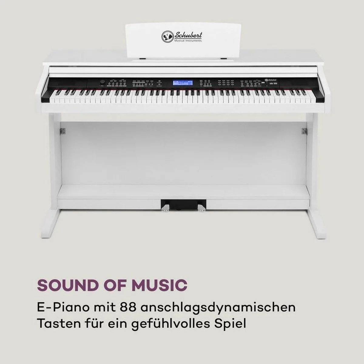 Schubert Subi 88 MK II Digitalpiano, 88 gewichtete Tasten, 360 Klangfarben 3