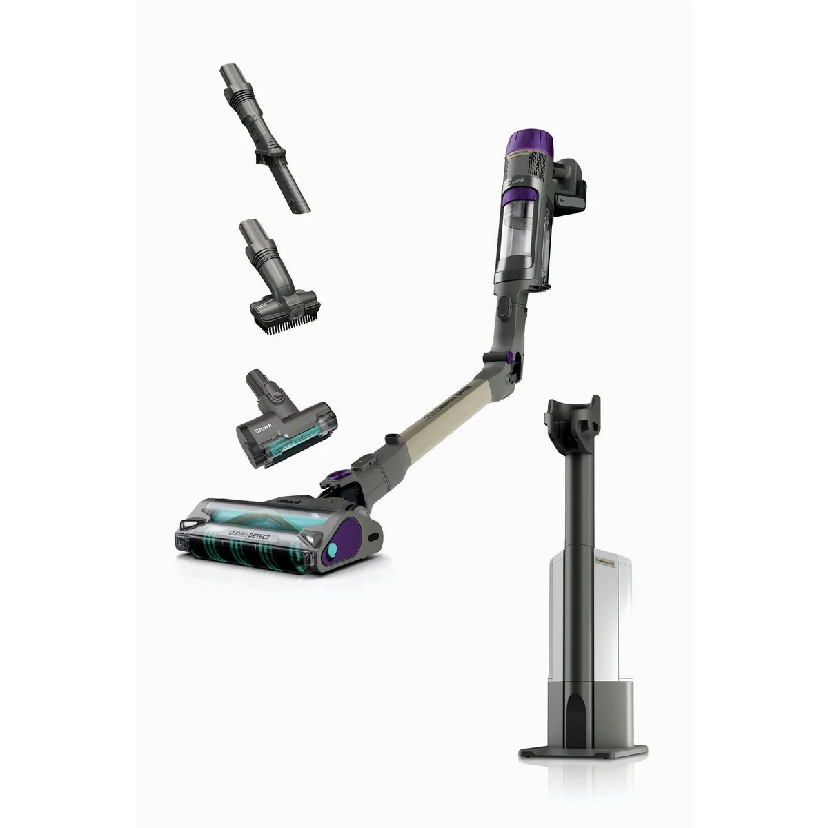 Shark PowerDetect Clean & Empty IP3251EUT, leistungsstark, beutellos, automatische Entleerung