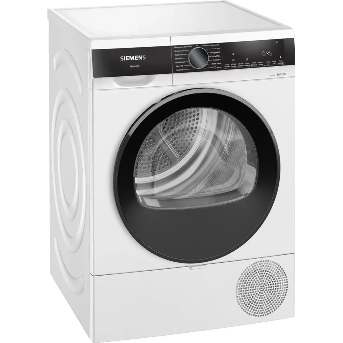 SIEMENS Wärmepumpentrockner iQ500 WQ33G2D01, einfache Reinigung, Outdoor-Programm