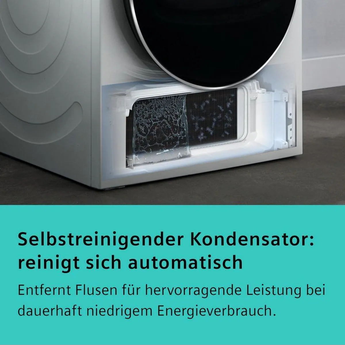 SIEMENS Wärmepumpentrockner iQ700 WR47B2C40, energieeffizient und zeitsparend 2