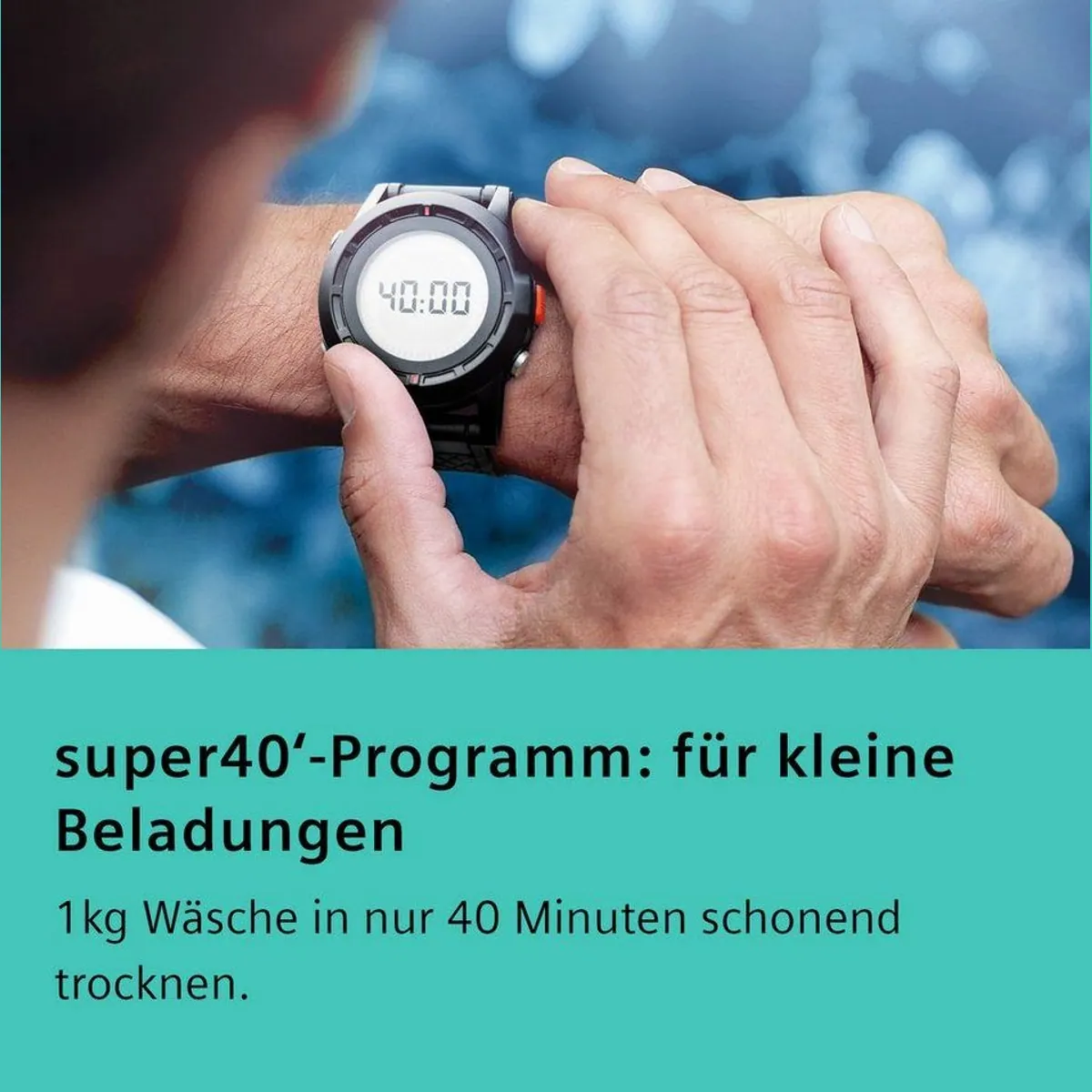 SIEMENS Wärmepumpentrockner iQ700 WR47B2C40, energieeffizient und zeitsparend 4