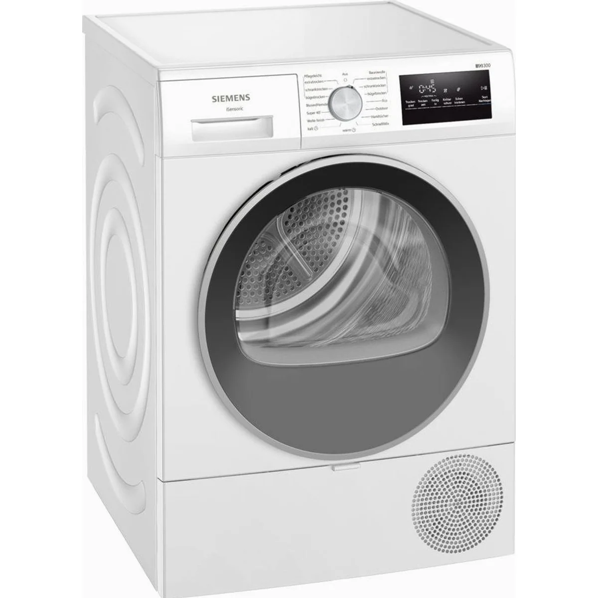 SIEMENS Wärmepumpentrockner iQ300 WT45HV0EM, einfache Reinigung, Outdoor-Programm