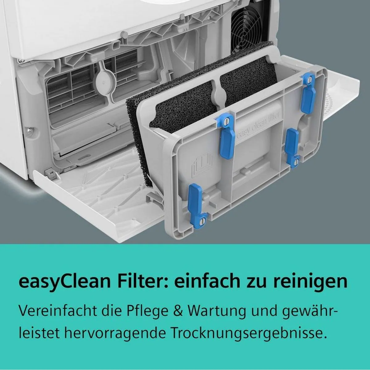 SIEMENS Wärmepumpentrockner iQ300 WT45HV0EM, einfache Reinigung, Outdoor-Programm 2