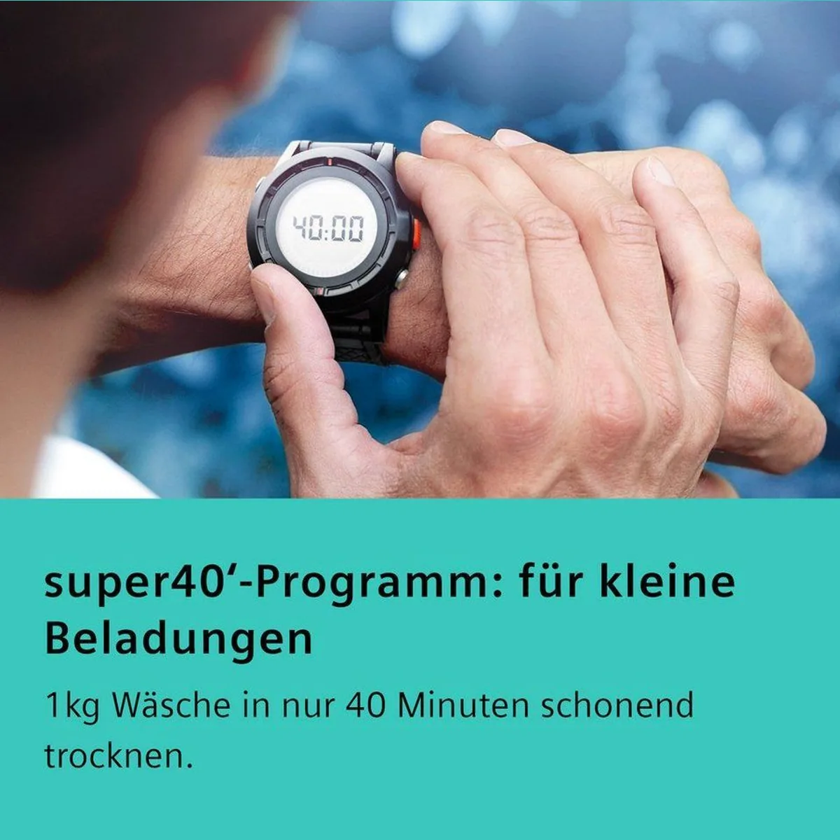 SIEMENS Wärmepumpentrockner iQ300 WT45HV0EM, einfache Reinigung, Outdoor-Programm 3