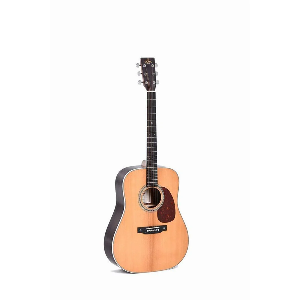 SIGMA DT-1E Elektro-Westerngitarre, massive Sitka-Fichte, Fishman Sonitone System