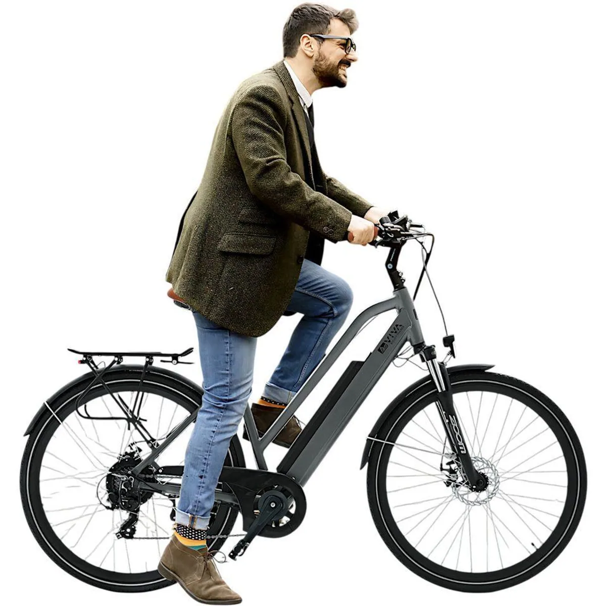 Stadtfalter E-Bike B15 Cityrad, 250 W Hinterradmotor, 100 km Reichweite, 7-Gang Shimano