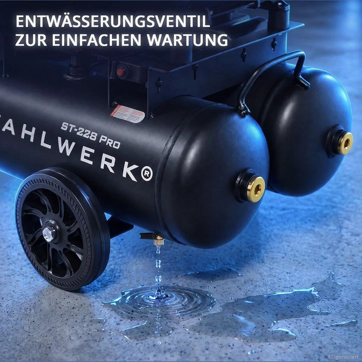 STAHLWERK Kompressor ST-228 Pro, ölfrei, leise, 8 bar 3
