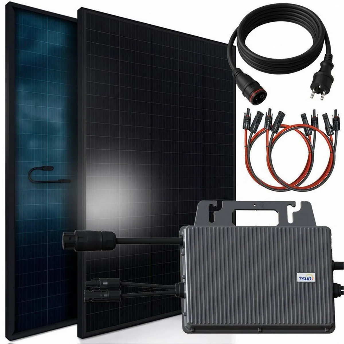 SUNNIVA Balkonkraftwerk 920W Bifazial, hohe Effizienz und einfache Installation