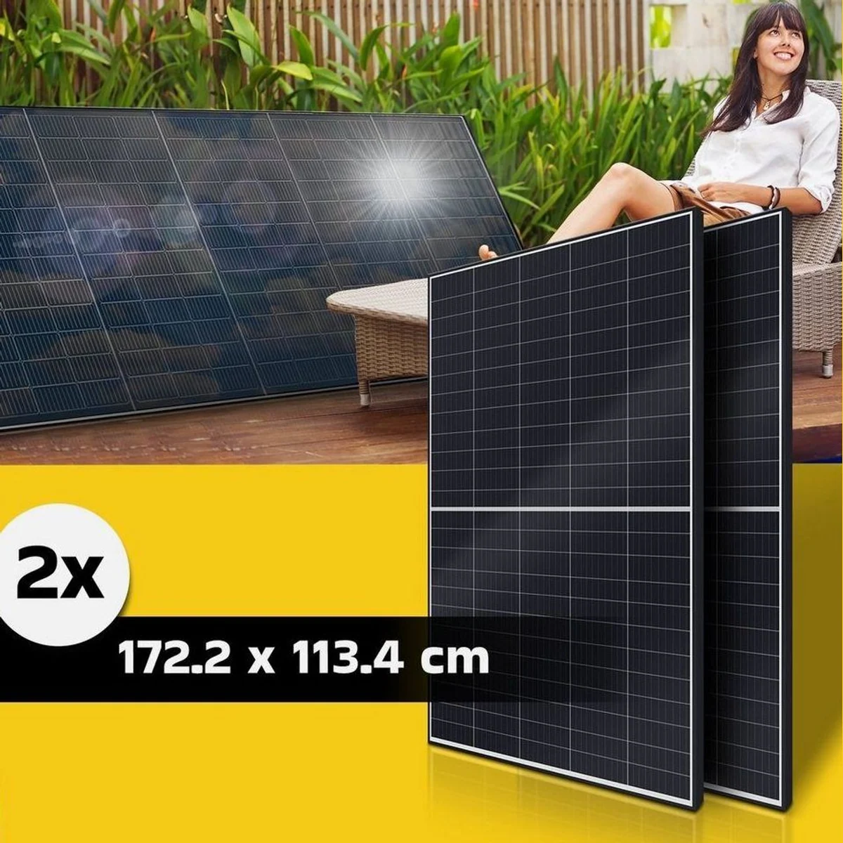 SUNNIVA Balkonkraftwerk 900W/800W, hohe Effizienz, einfache Installation 5