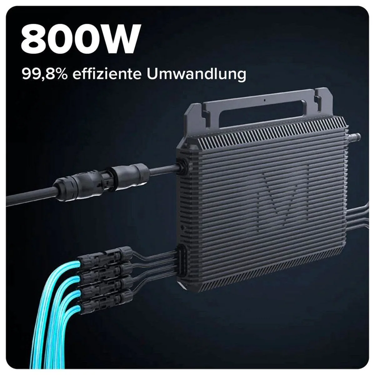 SUNNIVA Balkonkraftwerk 920W Bifazial, hohe Effizienz und einfache Installation 3