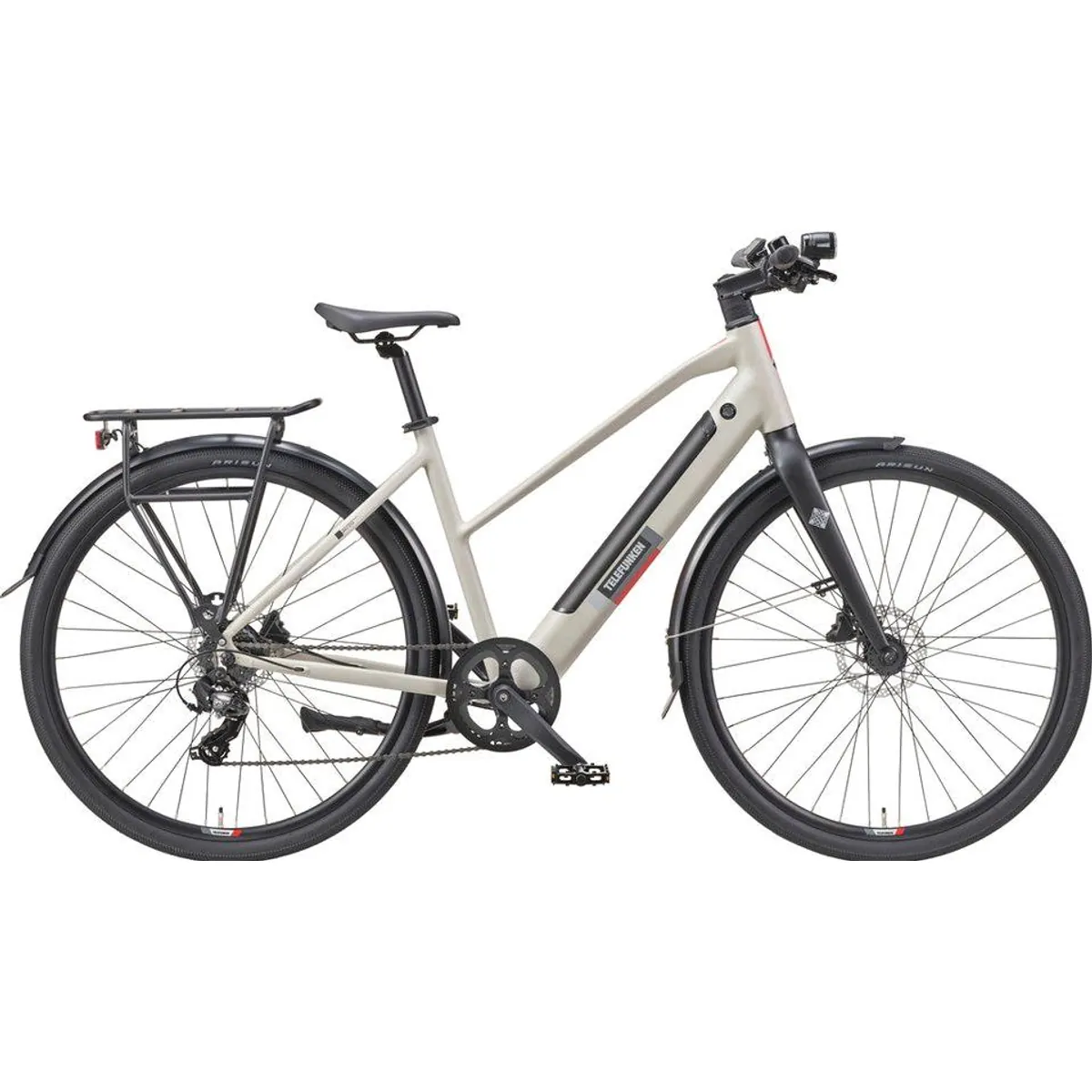 Telefunken E-Bike UH210 Damen, 250 W Heckmotor, 7-Gang Kettenschaltung