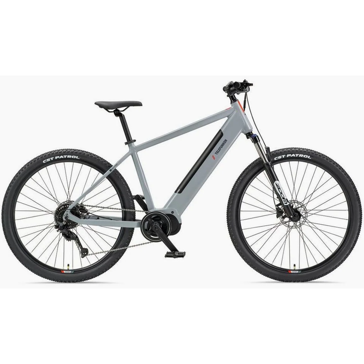 Telefunken MT925 E-Mountainbike, kraftvoller Mittelmotor, 9-Gang Shimano Schaltung 2