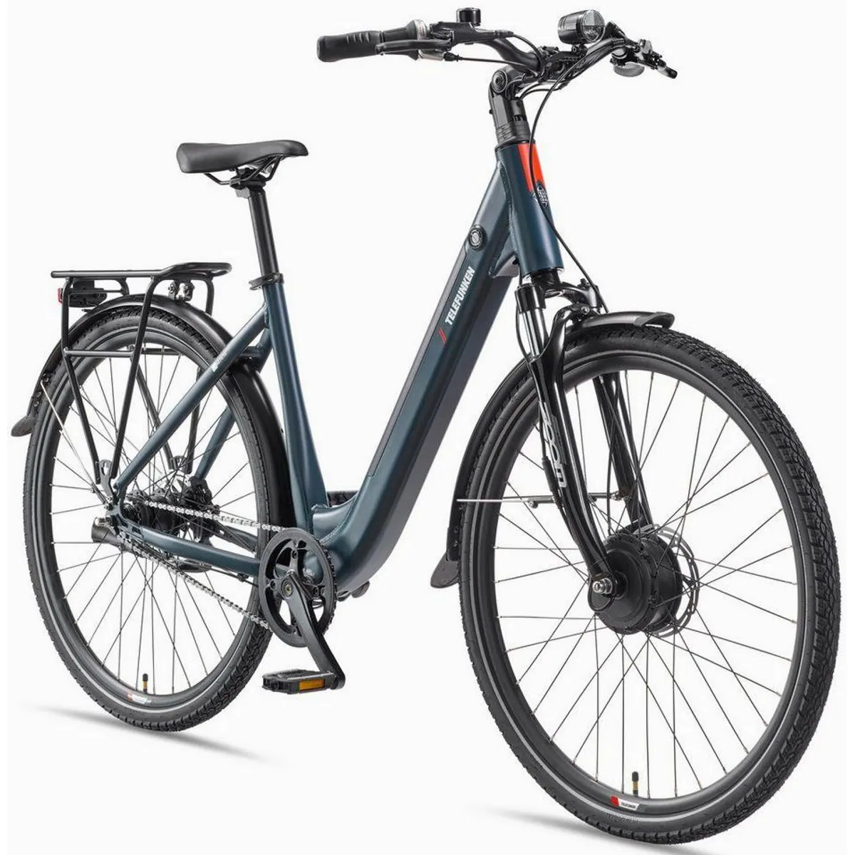 Telefunken RC675 E-Bike Cityrad, 7-Gang Nabenschaltung, integrierter Akku, 28 Zoll
