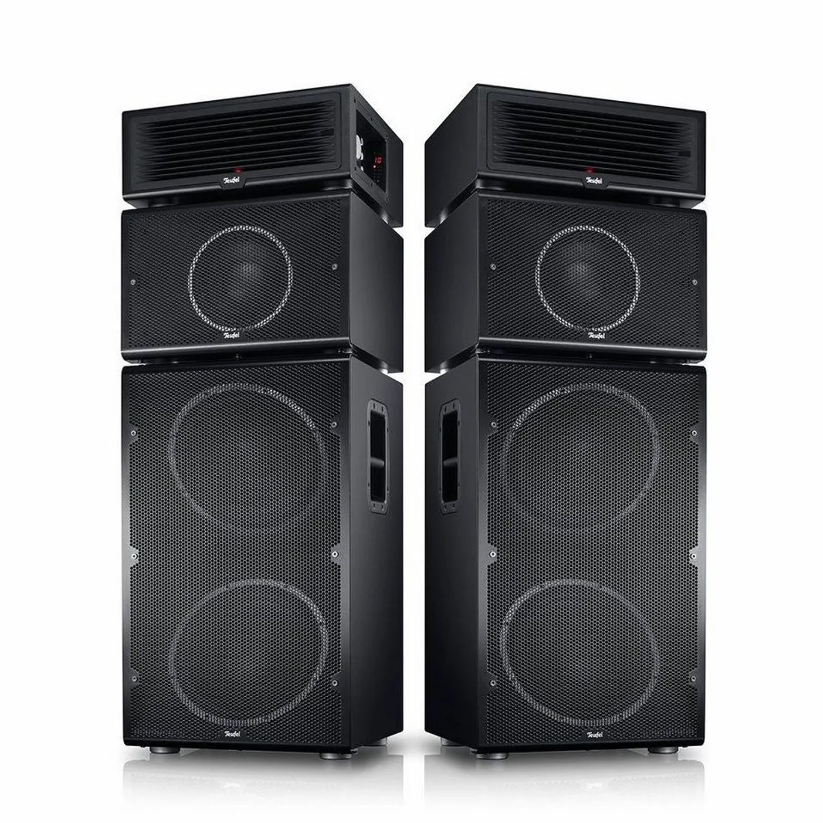 Teufel POWER HIFI Stereo-Set, kraftvoller Sound, modulare Bauweise, Bluetooth-Konnektivität