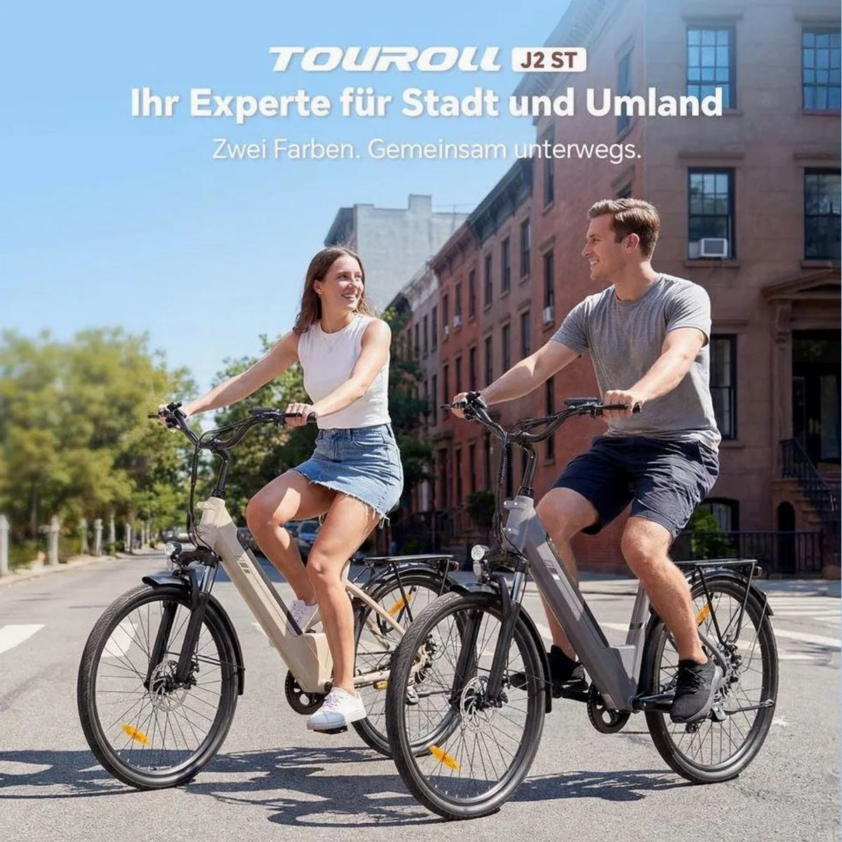 Touroll E-Bike J2 ST, 7-Gang, 561,6 Wh Akku, vielseitig und komfortabel 2