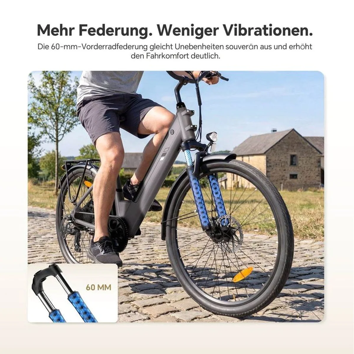 Touroll E-Bike J2 ST, 7-Gang, 561,6 Wh Akku, vielseitig und komfortabel 5