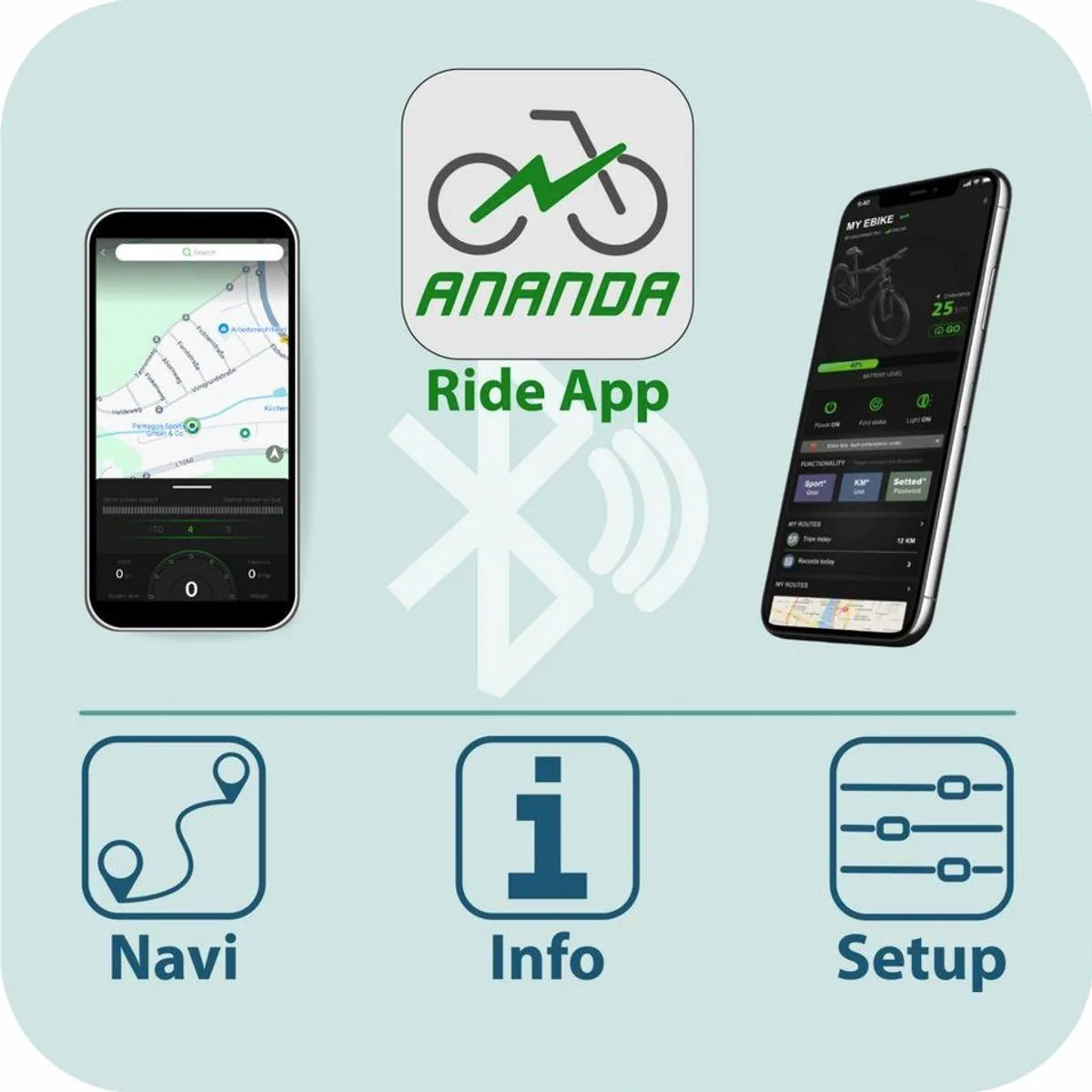 Tretwerk E-Bike Cityrad Amber, 9-Gang Shimano Cues, komfortable Mittelmotor-Technologie 3