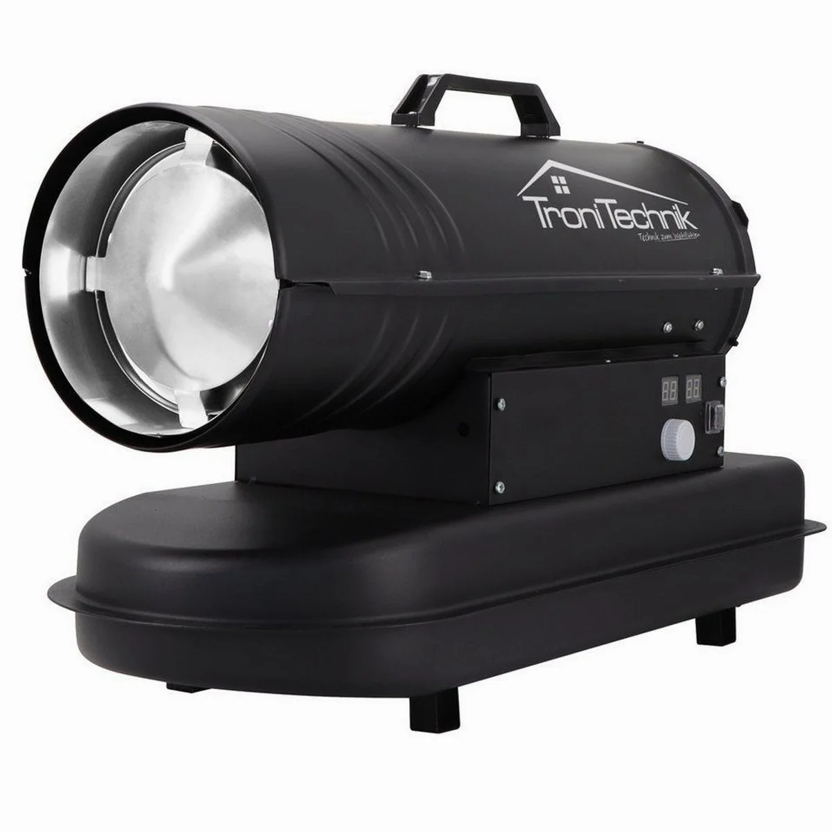 TroniTechnik Heizlüfter 20kW, integrierte Druckanzeige, hitzeresistente Stahlkammer 2
