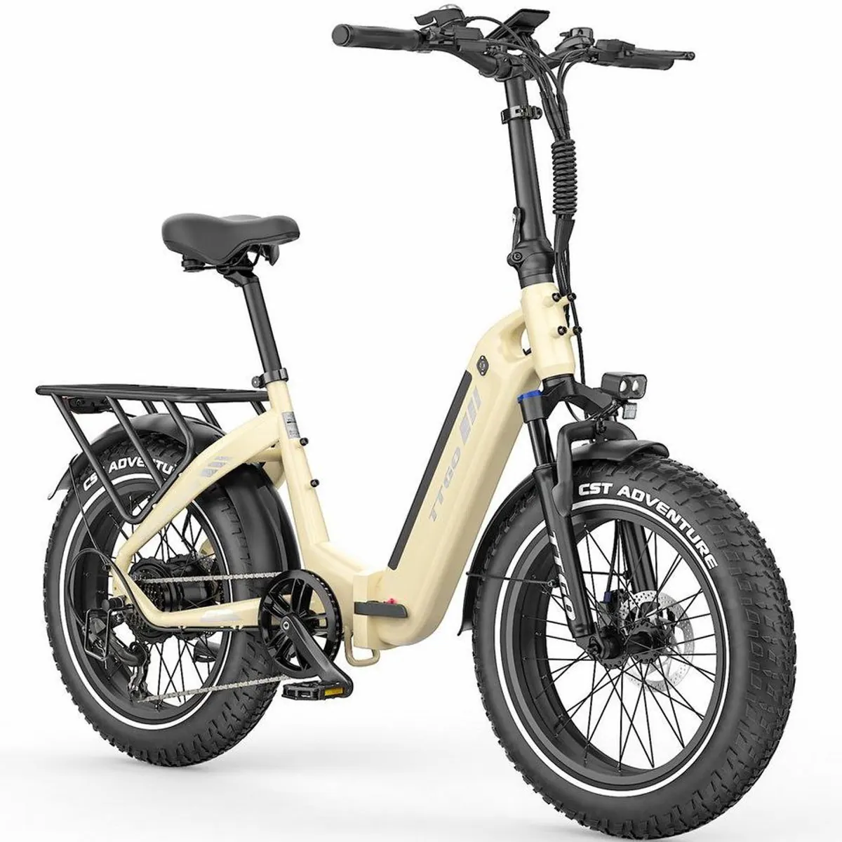 TTGO E-Bike Klapprad F6B, 70Nm Motor, 140km Reichweite, faltbar, 7-Gang Shimano