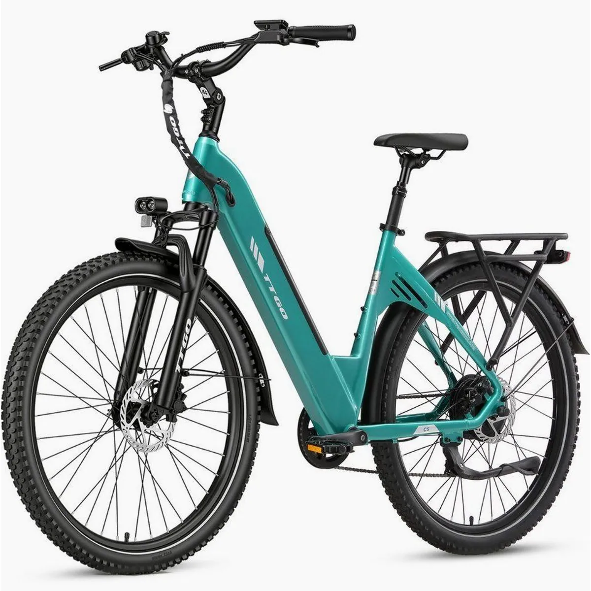 TTGO E-Bike Cityrad, 250 W Hinterradmotor, 70 Nm Drehmoment, 648 Wh Akku