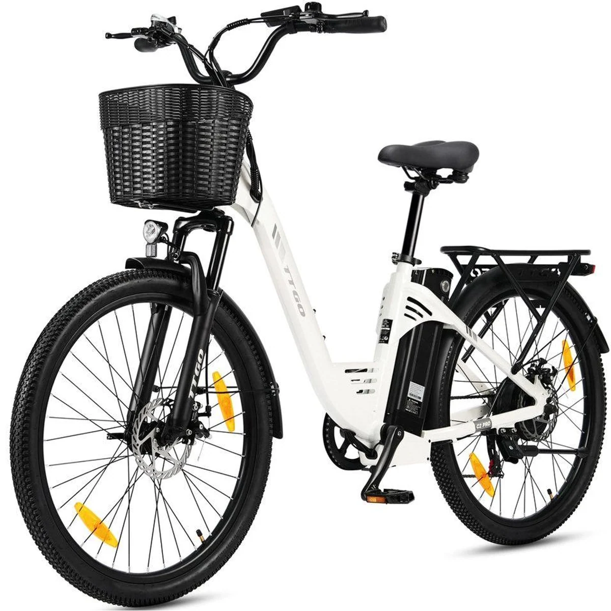 TTGO E-Bike Cityrad 26 Zoll, 80-120 km Reichweite, 7-Gang SHIMANO — komfortabel und leistungsstark