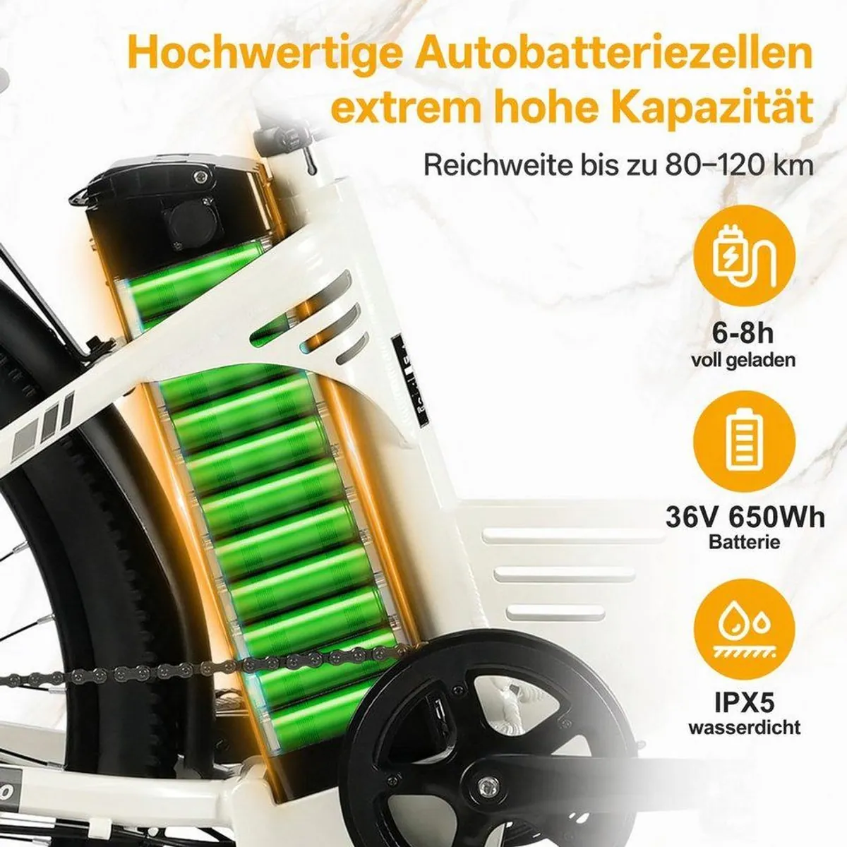 TTGO E-Bike Cityrad 26 Zoll, 80-120 km Reichweite, 7-Gang SHIMANO — komfortabel und leistungsstark 2
