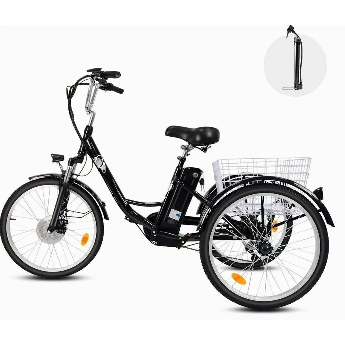 Vankel M300 Elektro-Dreirad, 250W Motor, 540Wh Akku, 120 kg Traglast