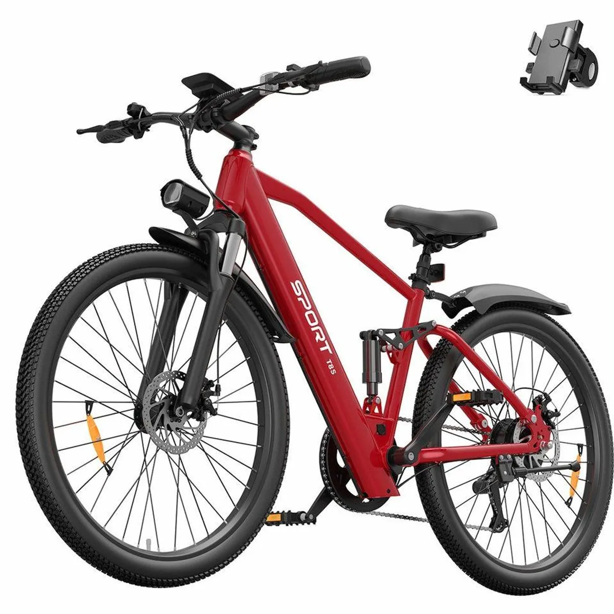 Vankel E-Bike T8S, 250W Heckmotor, 624Wh Akku, Shimano 7-Gang 2