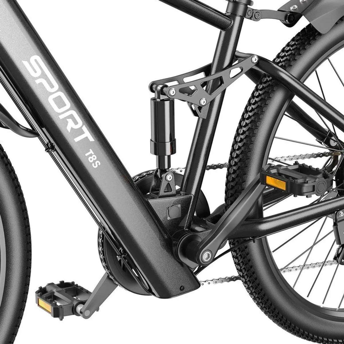 Vankel E-Bike T8S, 250W Heckmotor, 624Wh Akku, Shimano 7-Gang 4