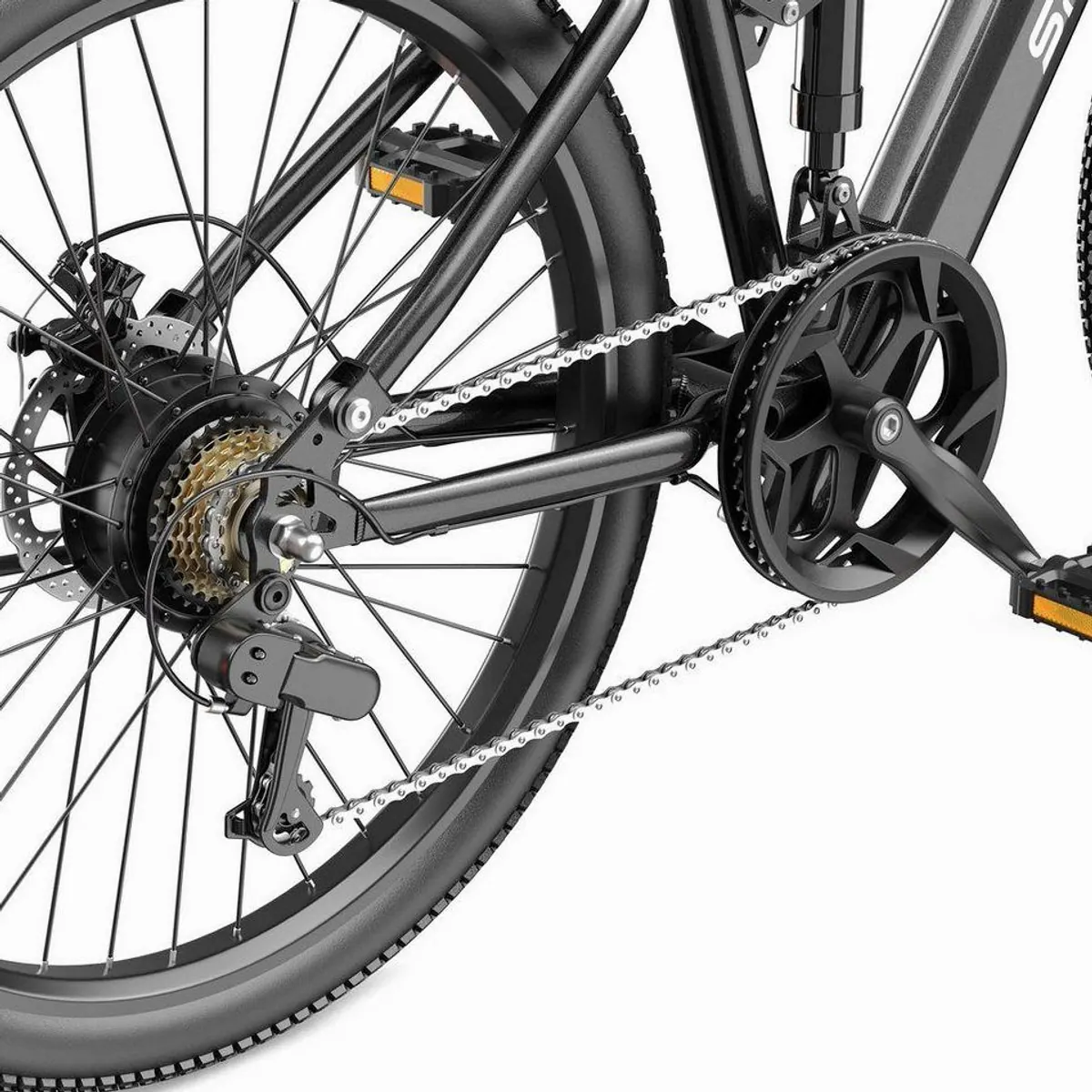 Vankel E-Bike T8S, 250W Heckmotor, 624Wh Akku, Shimano 7-Gang 5
