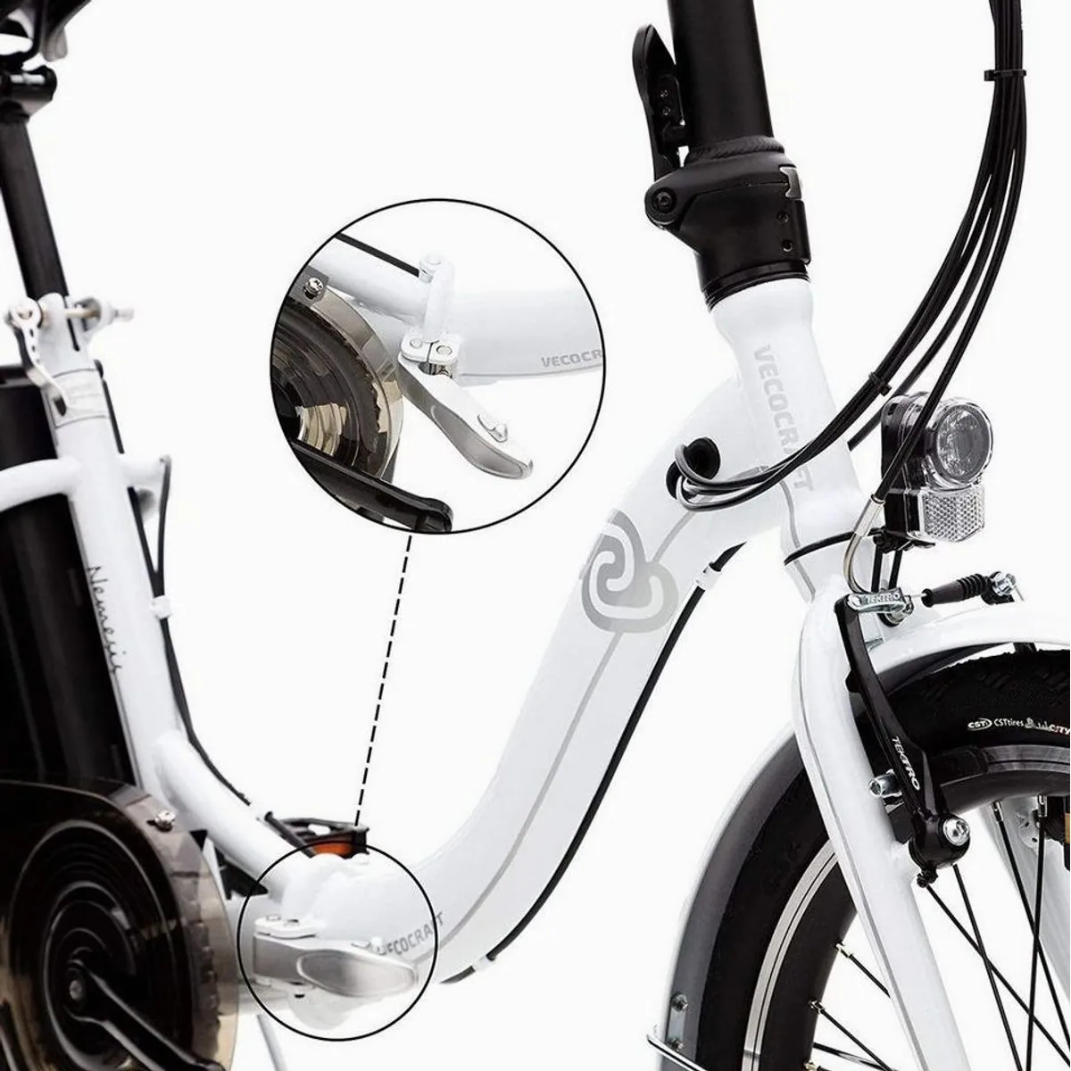 VECOCRAFT E-Bike Klapprad Nemesis, 20 Zoll, 13Ah Akku, 250W Heckmotor 5