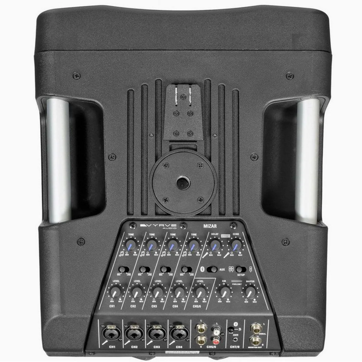 Vyrve Audio MIZAR PA-System, integrierter Mixer, Bluetooth, 250W Leistung 4