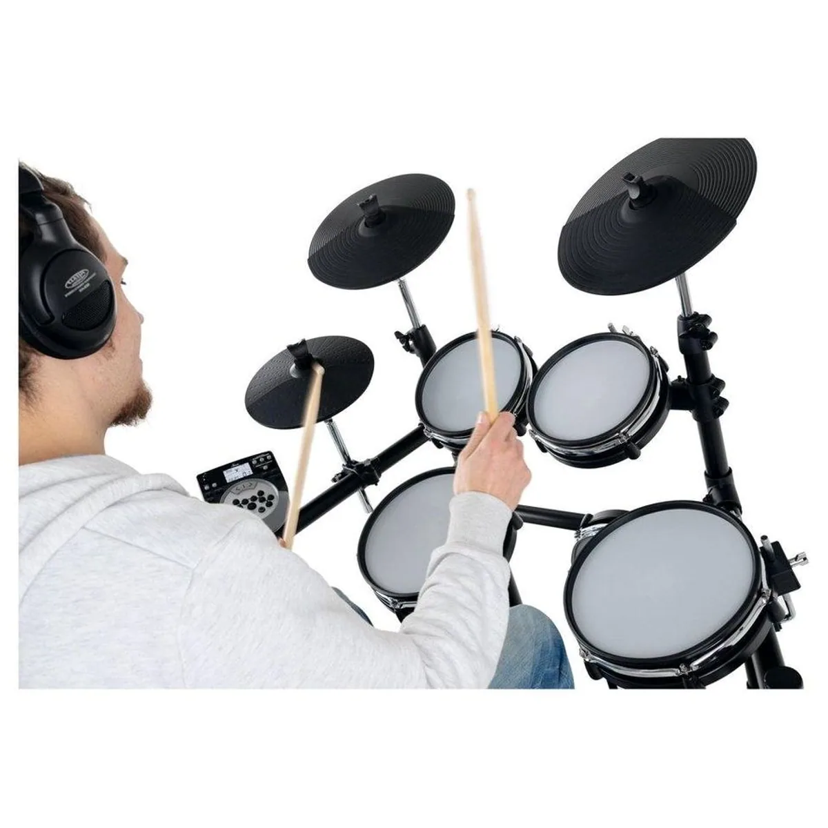 XDrum DD-530 E-Drum, vielseitige Nutzung, anschlagsdynamische Pads, Mesh Heads 2